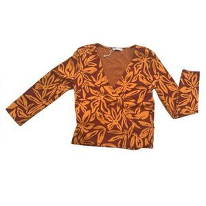 ZARA JACQUARD WRAP Jacket